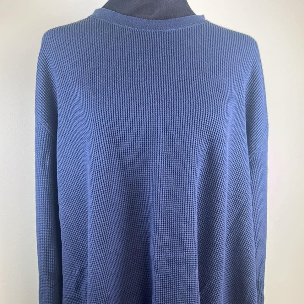 Izod Vintage Waffle Knit Sweater Men's XXL Preppy Old Money Heritage Outdoors